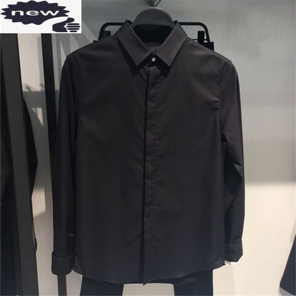 men black slim casual autumn winter long sleeve business solid color square collar formal shirts male s-2xl c1210, White;black
men black slim casual autumn winter long sleeve business solid color square collar formal shirts male s-2xl c1210, White;black