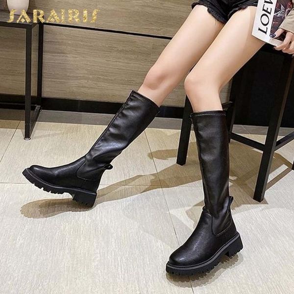 boots 2021 sarairis design non slip mid calf motorcycle women shoes concise platform on ladies1, Black
boots 2021 sarairis design non slip mid calf motorcycle women shoes concise platform on ladies1, Black