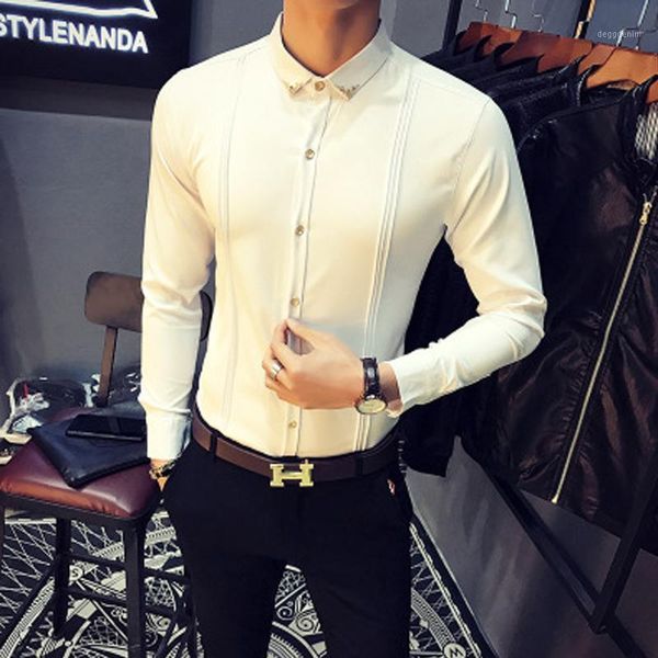 men's dress shirts casual hawaiian formal blouse shirt men summer cufflinks slim fit mens clothing 2021 short sleeve male streetwear1, White;black
men's dress shirts casual hawaiian formal blouse shirt men summer cufflinks slim fit mens clothing 2021 short sleeve male streetwear1, White;black