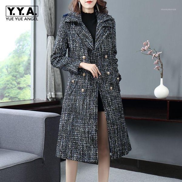 women's trench coats autumn winter womens fashion double breasted tweed elegant medium length lapel sashes slim fit female a-line coats, Tan;black
women's trench coats autumn winter womens fashion double breasted tweed elegant medium length lapel sashes slim fit female a-line coats, Tan;black