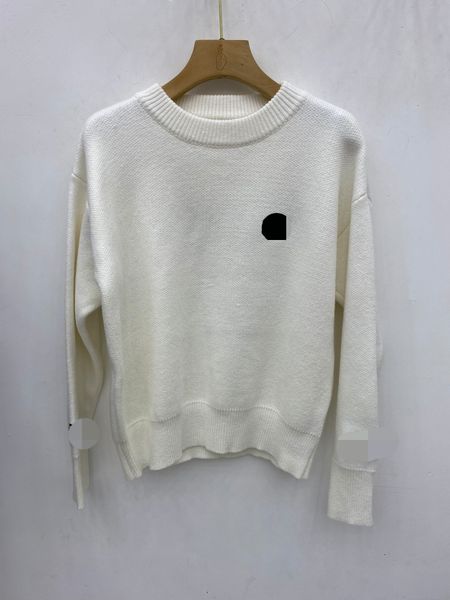 120 2021 spring sweater long sleeve black white crew neck pullover sweater luxury womens clothes dl, White;black
120 2021 spring sweater long sleeve black white crew neck pullover sweater luxury womens clothes dl, White;black
