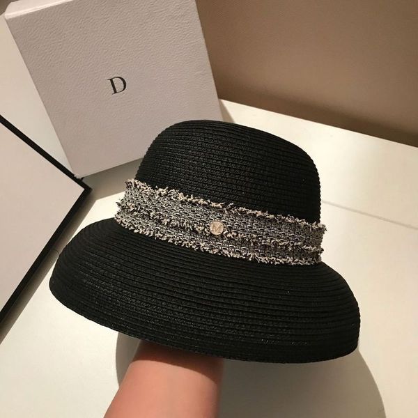 fashion fedora church hats for women summer sun protection jazz cap khaki vintage wide brim flat straw hat 2021 c0123, Blue;gray
fashion fedora church hats for women summer sun protection jazz cap khaki vintage wide brim flat straw hat 2021 c0123, Blue;gray