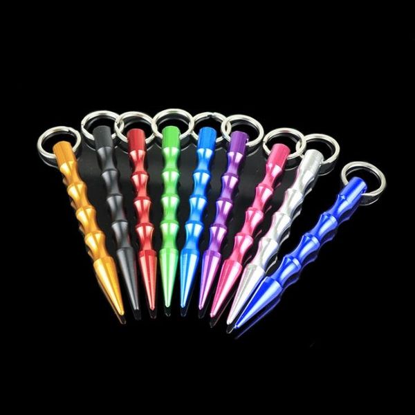 9 colors fashion wholesale solid aluminum women mini self-defense stick keychain self defense keychains broken window escape sticks, Silver
9 colors fashion wholesale solid aluminum women mini self-defense stick keychain self defense keychains broken window escape sticks, Silver