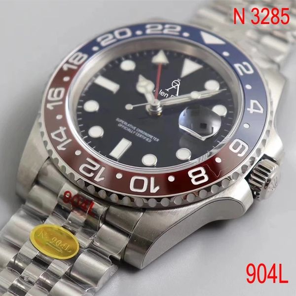 904l luxury red&blue e t a ceramic bezel gmt- mechanical watches men sapphire glass watch n3285, Slivery;brown
904l luxury red&blue e t a ceramic bezel gmt- mechanical watches men sapphire glass watch n3285, Slivery;brown