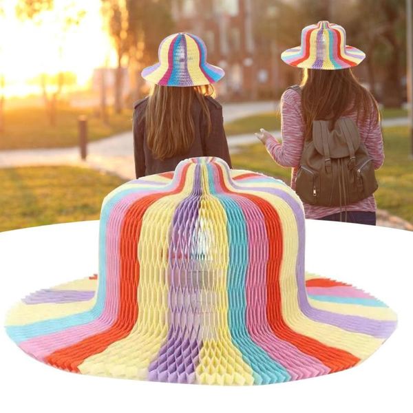 6pcs thicker summer hats magic vase paper hats handmade folding hat for beach funny paper caps travel sun hat for children, Black;white
6pcs thicker summer hats magic vase paper hats handmade folding hat for beach funny paper caps travel sun hat for children, Black;white