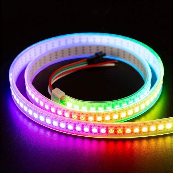 rgbw rgb sk6812 (similar ws2812b) individually addressable 3.3ft 144 leds flexible 4 in 1 led dream color led strip dc5v black pcb
rgbw rgb sk6812 (similar ws2812b) individually addressable 3.3ft 144 leds flexible 4 in 1 led dream color led strip dc5v black pcb