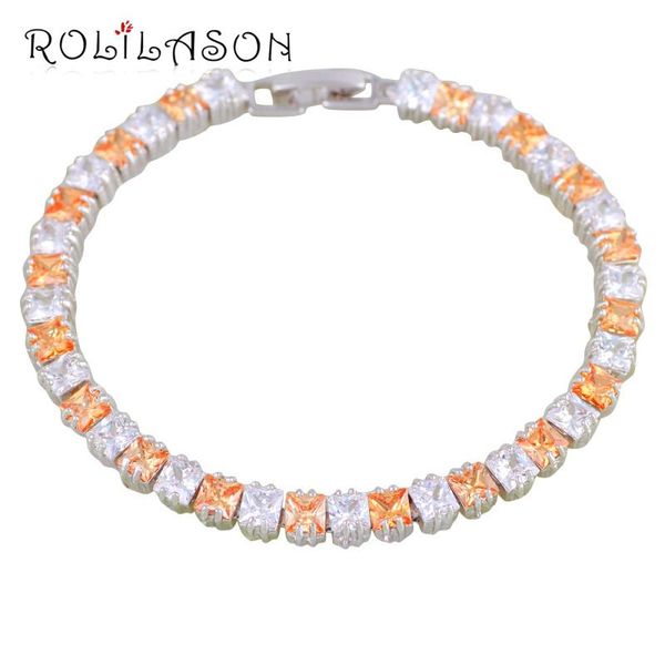 charm bracelets rolilason trendy champagne zircon wholesale price silver for women party gift fashion jewelry tbs1083, Golden;silver
charm bracelets rolilason trendy champagne zircon wholesale price silver for women party gift fashion jewelry tbs1083, Golden;silver