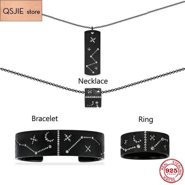 qsjie s9251:1 reproduction, fashionable black silver constellation adjustable lady jewelry necklace
qsjie s9251:1 reproduction, fashionable black silver constellation adjustable lady jewelry necklace