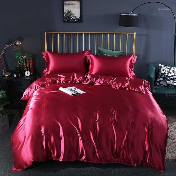 4pcs silk bedding set luxury duvet cover satin comforter bedding sets single bedclothes bed sheets and pillowcases1
4pcs silk bedding set luxury duvet cover satin comforter bedding sets single bedclothes bed sheets and pillowcases1