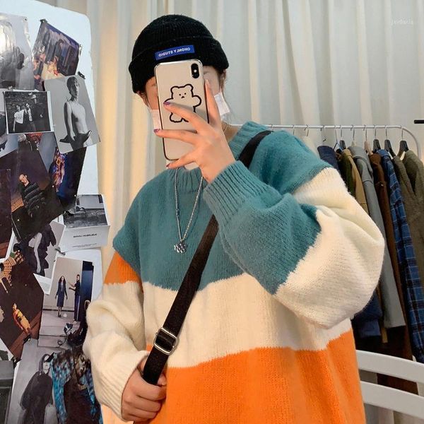 men sweaters knit winter clothes warm casual korean style streetwear mens all-match loose soft o-neck long sleeve1, White;black
men sweaters knit winter clothes warm casual korean style streetwear mens all-match loose soft o-neck long sleeve1, White;black