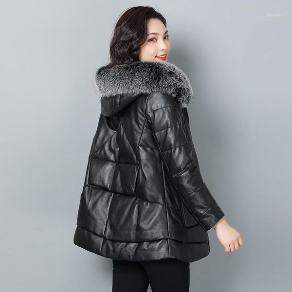 winter thick pu faux leather jacket female women collar gothic outerwear & coats 5xl oversized jacket womens winter, Black
winter thick pu faux leather jacket female women collar gothic outerwear & coats 5xl oversized jacket womens winter, Black