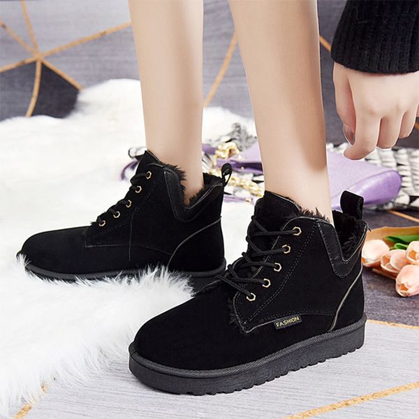 2021 women snow ladies shoes winter sedue lace up non slip ankle boots casual flats warm plush shoe new woman fashion 1 3e65, Black
2021 women snow ladies shoes winter sedue lace up non slip ankle boots casual flats warm plush shoe new woman fashion 1 3e65, Black