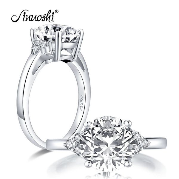 ainuoshi fashion 925 sterling silver 2.65 carat round cut engagement ring simulated diamond wedding silver ring jewelry gifts y200106, Slivery;golden
ainuoshi fashion 925 sterling silver 2.65 carat round cut engagement ring simulated diamond wedding silver ring jewelry gifts y200106, Slivery;golden