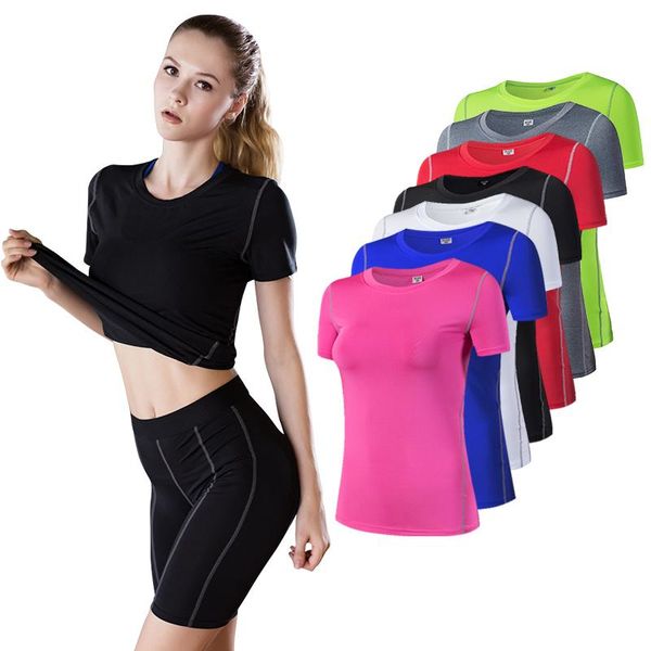 yoga outfits 2021 for women quick dry sport shirt fitness gym running t-shirts female sports, White;red
yoga outfits 2021 for women quick dry sport shirt fitness gym running t-shirts female sports, White;red