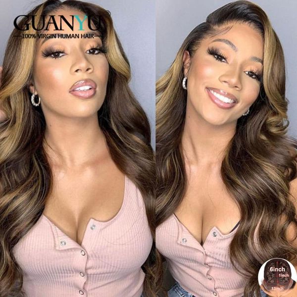 lace wigs highlight wavy t-part 100% human hair pre-plucked brazilian remy ombre 180% colored 4/27 part wig for women, Black;brown
lace wigs highlight wavy t-part 100% human hair pre-plucked brazilian remy ombre 180% colored 4/27 part wig for women, Black;brown