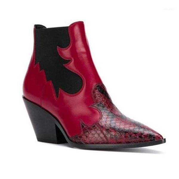 2020 new brand women boots motorcycle western cowboy boots snake pattern genuine leather slip-on cowgirl booties ankle botas1, Black
2020 new brand women boots motorcycle western cowboy boots snake pattern genuine leather slip-on cowgirl booties ankle botas1, Black