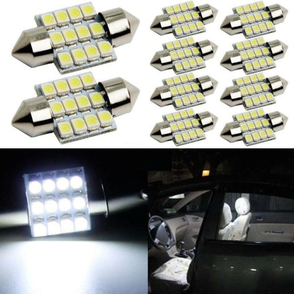 100% brand new 10 pcs 31mm 1210 12smd led car interior festoon dome bulb lamp light 12v white plug and play installation1
100% brand new 10 pcs 31mm 1210 12smd led car interior festoon dome bulb lamp light 12v white plug and play installation1