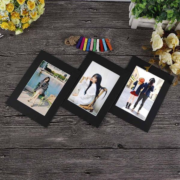 10pcs p frame diy 3 5 6 7 inch kraft paper hanging wall picture decoration for home c661
10pcs p frame diy 3 5 6 7 inch kraft paper hanging wall picture decoration for home c661