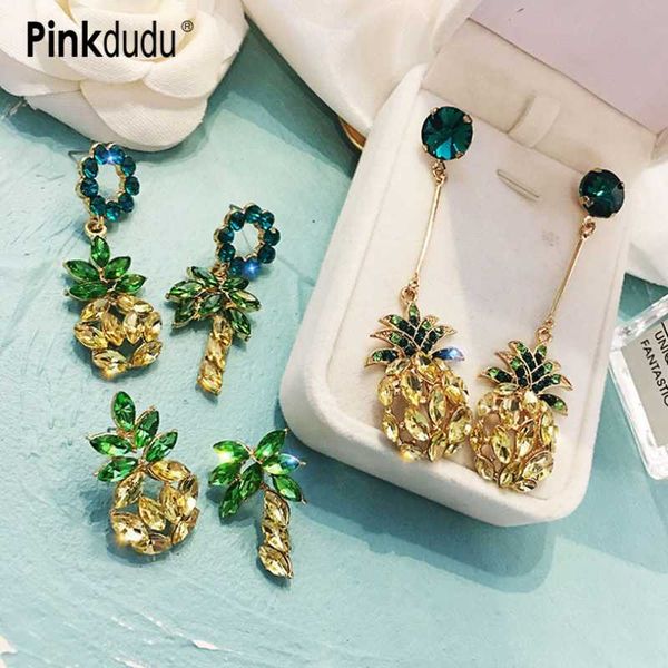 pinkdudu fashion summer beach crystal dangle earring rhinestone pineapple coconut tree drop earrings jewelry for women og087, Silver
pinkdudu fashion summer beach crystal dangle earring rhinestone pineapple coconut tree drop earrings jewelry for women og087, Silver