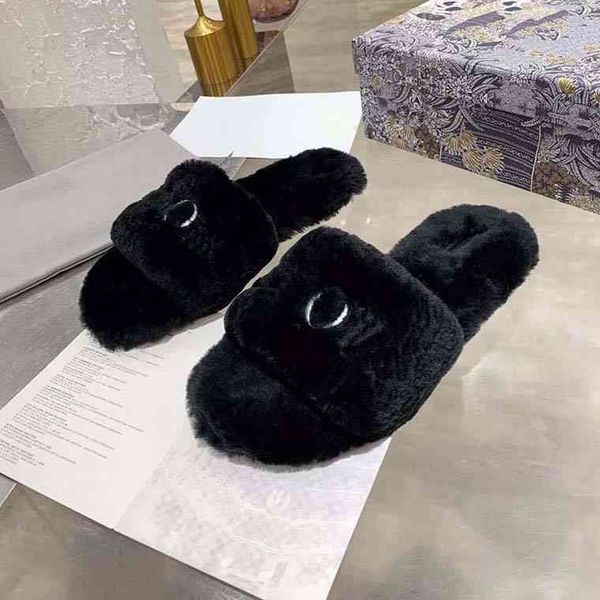 slippers latest fashion the slippers designer ladies sandals plush warm and comfortable cute wool indoor el home etc. 35-40 with box lbzy, Black
slippers latest fashion the slippers designer ladies sandals plush warm and comfortable cute wool indoor el home etc. 35-40 with box lbzy, Black