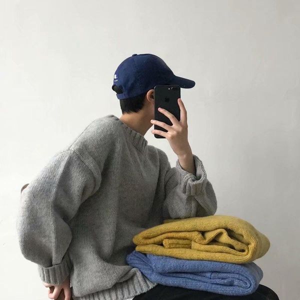men's sweaters winter and women's day vintage solid-color round neck turtleneck with instagram lines loose bf lazy style, White;black
men's sweaters winter and women's day vintage solid-color round neck turtleneck with instagram lines loose bf lazy style, White;black