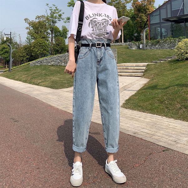 high waist jeans boyfriend blue rugged jeans woman denim harem pants ladies jeans trousers vintage plus size korean new casual
high waist jeans boyfriend blue rugged jeans woman denim harem pants ladies jeans trousers vintage plus size korean new casual