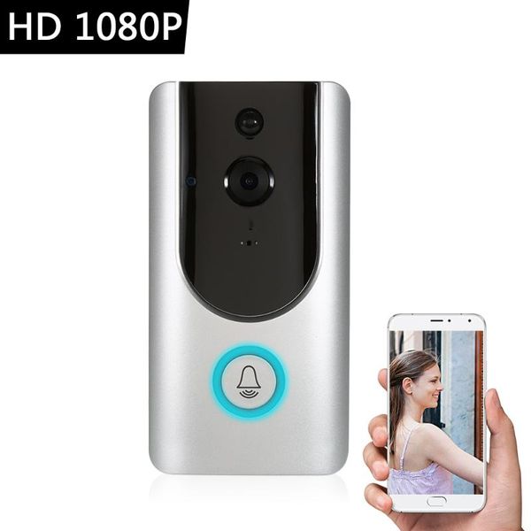hd 1080p wifi smart wireless security doorbell smart visual intercom recording video door phone night vision for home/factory
hd 1080p wifi smart wireless security doorbell smart visual intercom recording video door phone night vision for home/factory