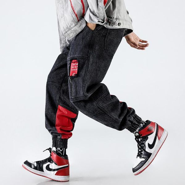 new men hole casual pants loose harem trousers streetwear hip hop joggers sweatpants male1, Black
new men hole casual pants loose harem trousers streetwear hip hop joggers sweatpants male1, Black