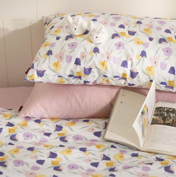 bedding sets sweet tulips flower set,cotton twin full king purple pink yellow home textile bed sheet pillow case duvet cover
bedding sets sweet tulips flower set,cotton twin full king purple pink yellow home textile bed sheet pillow case duvet cover