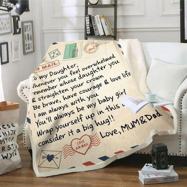 blankets fleece blanket to my daughter son wife letter printed quilts air mail positive encourage and love gifts1
blankets fleece blanket to my daughter son wife letter printed quilts air mail positive encourage and love gifts1