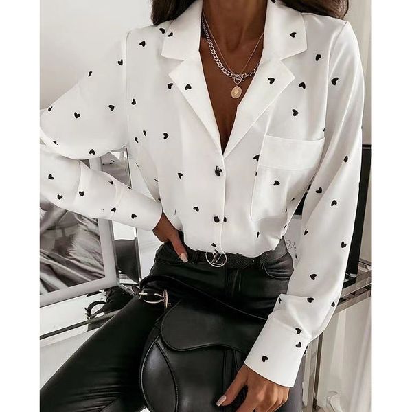 new womens spring long sleeve printed female casual v neck slim office shirt button down stylish blouse 2021 dv55, White
new womens spring long sleeve printed female casual v neck slim office shirt button down stylish blouse 2021 dv55, White
