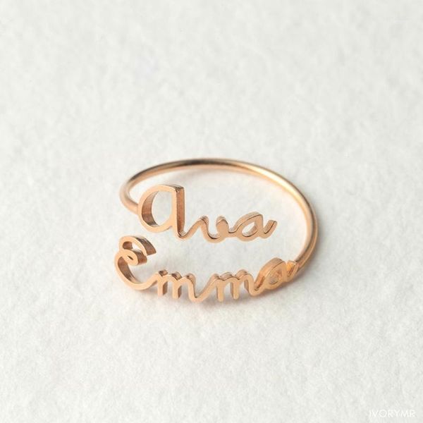 cute font couple name rings customized jewelry stainless steel handmade personalized double name wedding rings bridesmaid gifts1, Slivery;golden
cute font couple name rings customized jewelry stainless steel handmade personalized double name wedding rings bridesmaid gifts1, Slivery;golden