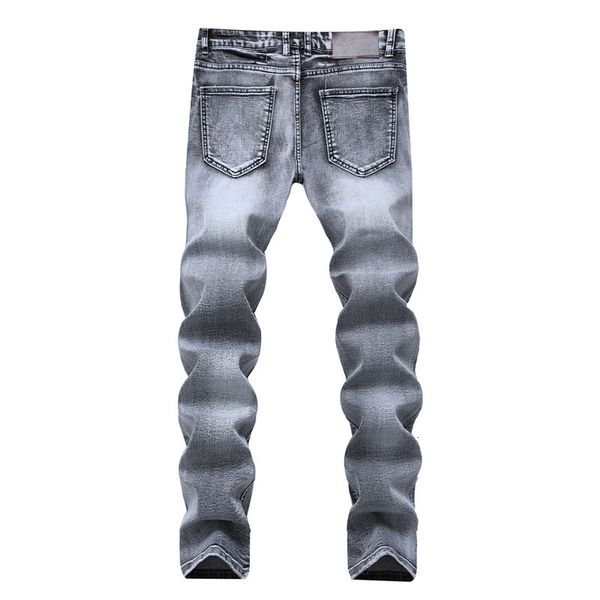 2021 spring style nostalgia elastic slim fit brim pants men classic grey men's denim jeans mens size 28-38 4epj, Blue
2021 spring style nostalgia elastic slim fit brim pants men classic grey men's denim jeans mens size 28-38 4epj, Blue