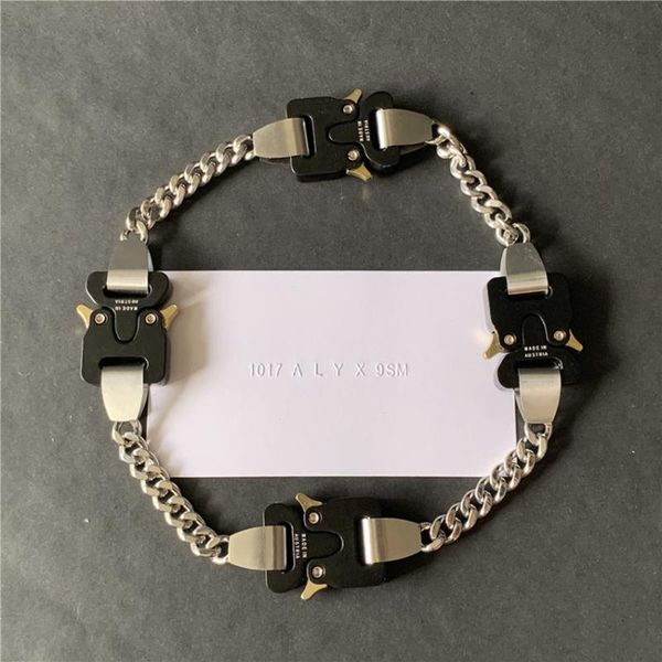 pendant necklaces alyx 4 buckle men women 1017 9sm necklace stainless steel removable dual-use, Silver
pendant necklaces alyx 4 buckle men women 1017 9sm necklace stainless steel removable dual-use, Silver