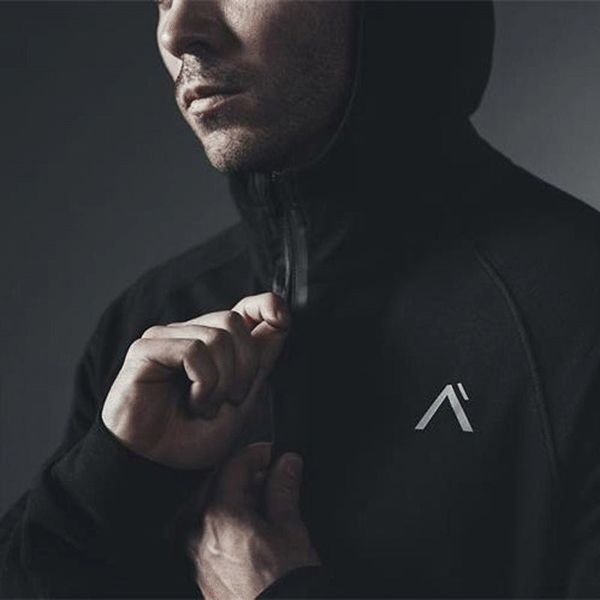 running exercise sportswear men's leisure fitness long sleeve hooded zipper cotton sports coat, Gray
running exercise sportswear men's leisure fitness long sleeve hooded zipper cotton sports coat, Gray