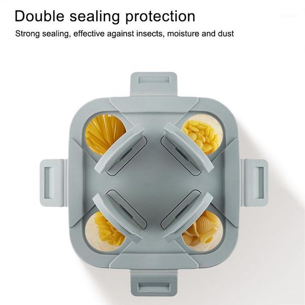 four-grid storage sealed box kitchen storage tank sealed tank box transparent plastic ja551
four-grid storage sealed box kitchen storage tank sealed tank box transparent plastic ja551