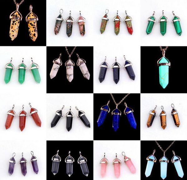 chakra stone shape bullet point natural hexagon healing charms vintage silver collar necklace pendants for wome
chakra stone shape bullet point natural hexagon healing charms vintage silver collar necklace pendants for wome