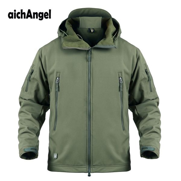 shark skin military jacket men softshell waterpoof camo clothes tactical camouflage army hoody jacket male winter coat 201218, Black;brown
shark skin military jacket men softshell waterpoof camo clothes tactical camouflage army hoody jacket male winter coat 201218, Black;brown