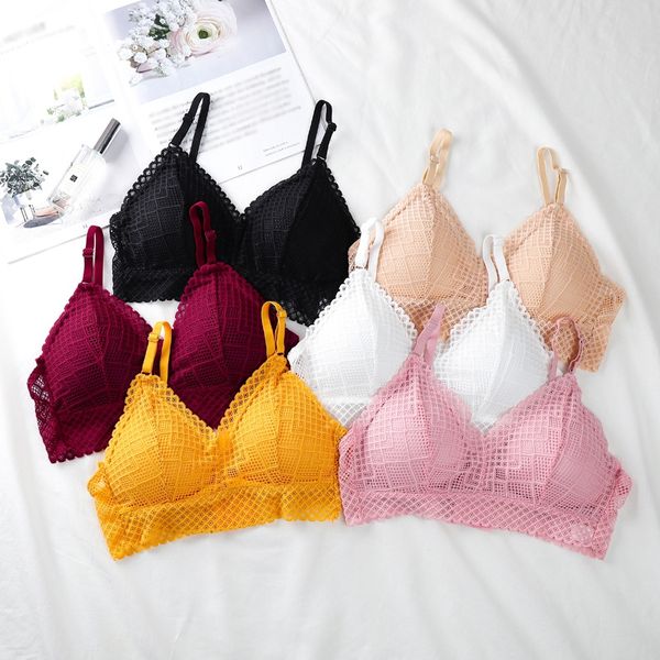 3Pieces/Lot Sexy Lingerie Deep V Wireless Bras Underwear Women Bralette Lace Bras Beauty Back Wrapped Chest, Black
3Pieces/Lot Sexy Lingerie Deep V Wireless Bras Underwear Women Bralette Lace Bras Beauty Back Wrapped Chest, Black