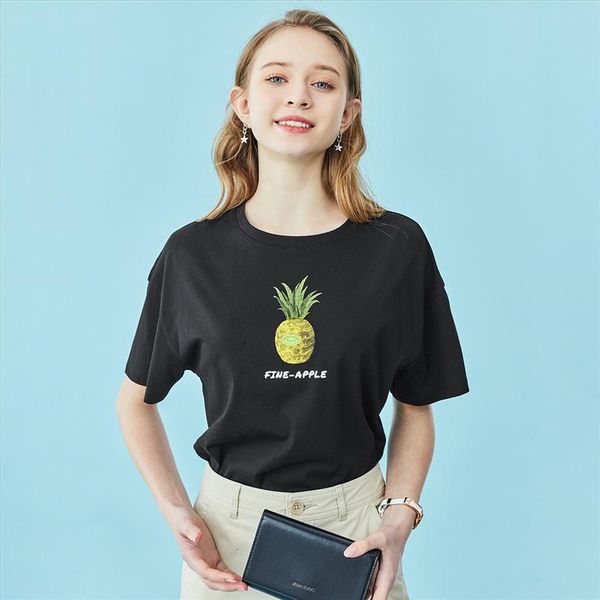 women tshirts fruit printed patterns crewneck short sleeve tee shirts cotton brethable summer camiseta mujer 05390383, White
women tshirts fruit printed patterns crewneck short sleeve tee shirts cotton brethable summer camiseta mujer 05390383, White