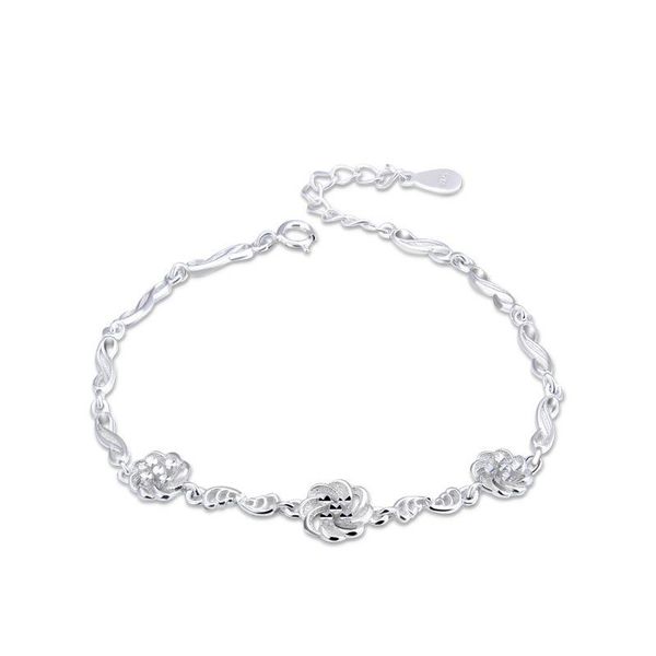 wholesale new real s925 fashion jewelry flower charm bracelet female brace lace fashion accessories jewel women gifts, Black
wholesale new real s925 fashion jewelry flower charm bracelet female brace lace fashion accessories jewel women gifts, Black