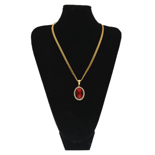 men's hip hop gold color plating stainless steel oval pendant ice out cuban jewerly necklace chain for men q1216, Silver
men's hip hop gold color plating stainless steel oval pendant ice out cuban jewerly necklace chain for men q1216, Silver