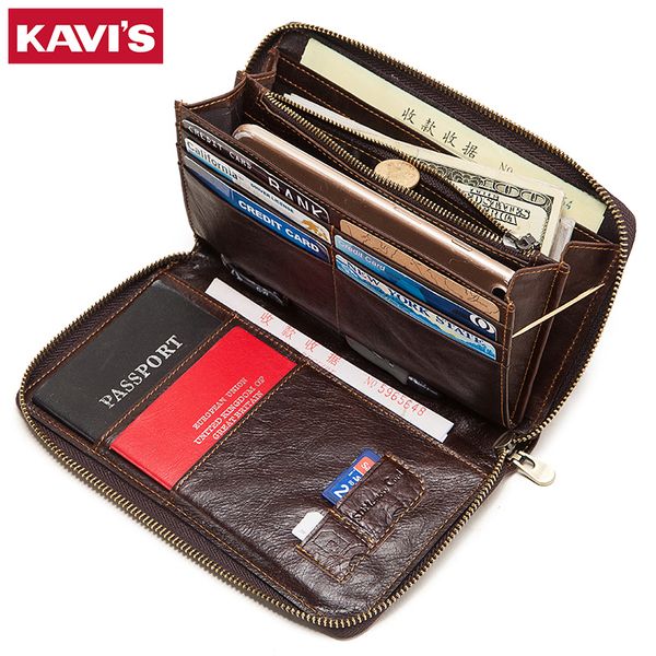 kavis genuine leather large capacity wallet men coin purse male clutch walet long portomonee portfolio handy cell phone bag, Red;black
kavis genuine leather large capacity wallet men coin purse male clutch walet long portomonee portfolio handy cell phone bag, Red;black