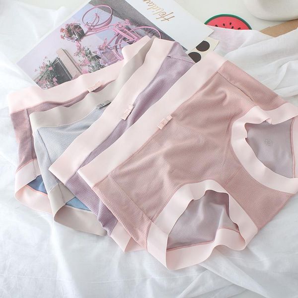 women's panties simple mid-waist seamless threaded close-fitting breathable design shorts briefs, Black;pink
women's panties simple mid-waist seamless threaded close-fitting breathable design shorts briefs, Black;pink