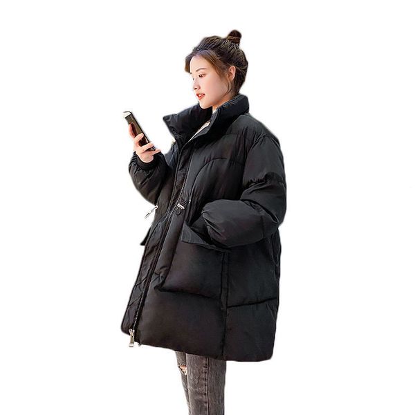 2021 new women plus looser size korean fashions winter and women's coats mid-'s length down jackets fi54, Black
2021 new women plus looser size korean fashions winter and women's coats mid-'s length down jackets fi54, Black
