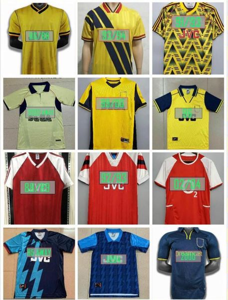 00 02 bergkamp henry retro soccer jersey 2001 home away vieira pires keown ljungberg wiltord cole vintage football shirt, Black;yellow
00 02 bergkamp henry retro soccer jersey 2001 home away vieira pires keown ljungberg wiltord cole vintage football shirt, Black;yellow