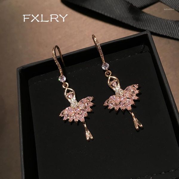 fxlry new unique design micro pave cubic zirconia dancing ballerina girl dangle earrings jewelry1, Silver
fxlry new unique design micro pave cubic zirconia dancing ballerina girl dangle earrings jewelry1, Silver