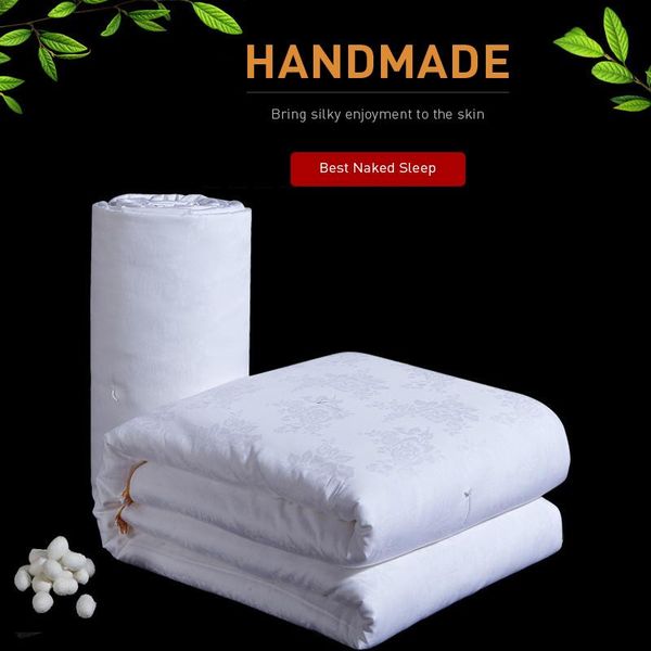comforters & sets mulberry silk cotton summer/winter quilt manual positioning mother and child / four seasons satin thick 220x240cm 5kg
comforters & sets mulberry silk cotton summer/winter quilt manual positioning mother and child / four seasons satin thick 220x240cm 5kg