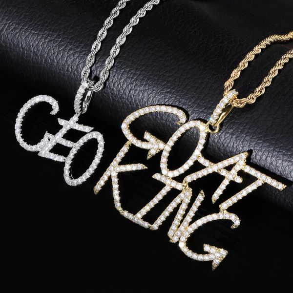 new custom name iced out letters pendants necklaces men's charms zircon hip hop jewelry with tennis chain gift q1216, Silver
new custom name iced out letters pendants necklaces men's charms zircon hip hop jewelry with tennis chain gift q1216, Silver