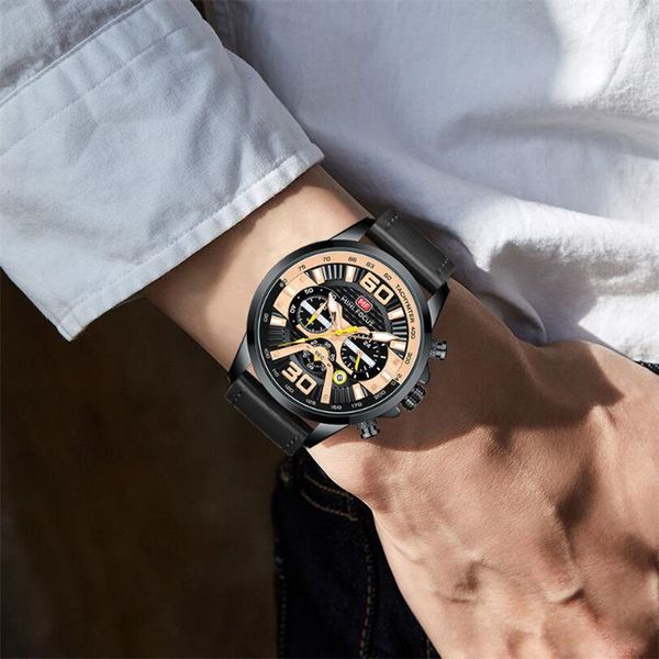 2020 mens watches brand luxury casual leather quartz clock male sport waterproof watch gold watch men relogio masculino, Slivery;brown
2020 mens watches brand luxury casual leather quartz clock male sport waterproof watch gold watch men relogio masculino, Slivery;brown